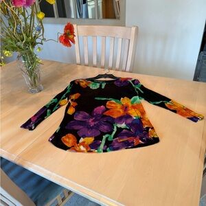 Lauren Ralph Lauren Multicolor Linen Top